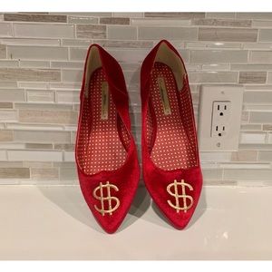 B.A.I.T. $ pointed flats size 10